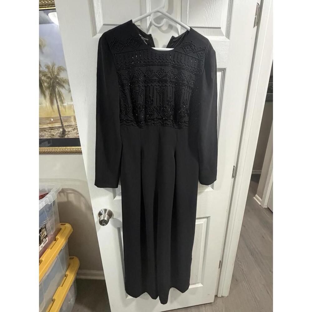 Donna Morgan Women Black Cocktail Dress 10